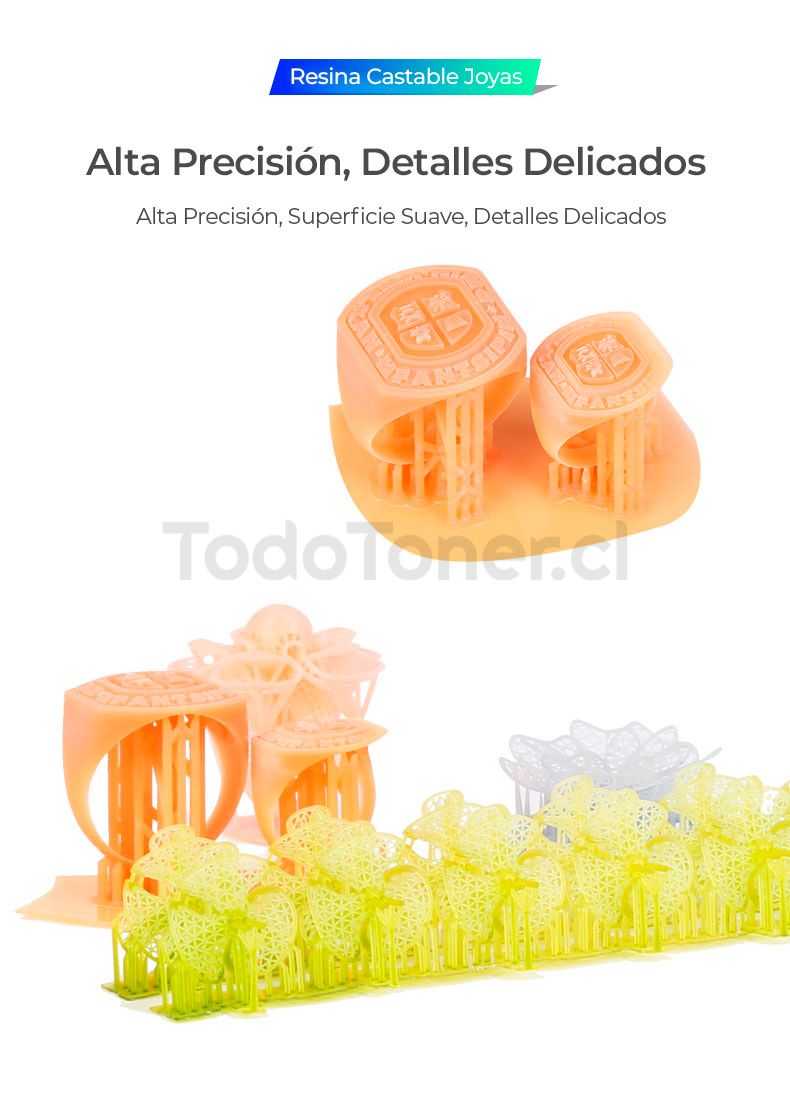 Resina Castable Joya Verde para Impresoras 3D 500g Creality | Resinas