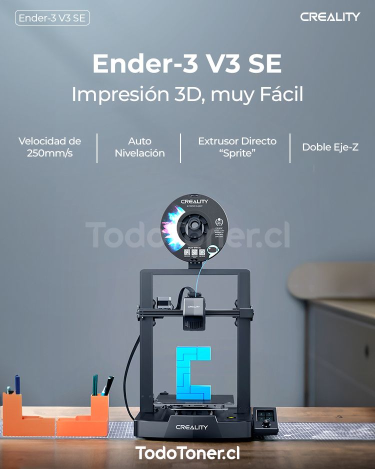 Ender-3 V3 SE Creality | Tamaño Imp 220x220x250mm | Impresora 3D | 