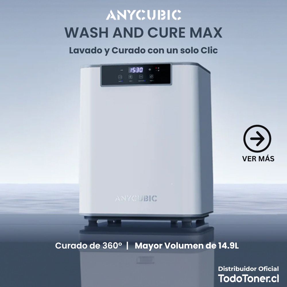 Wash And Cure Max Anycubic | Máquina 3D de Curado y Lavado | Alta Precisión