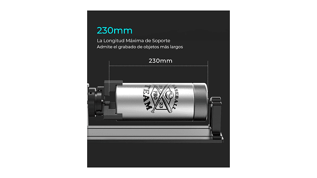 Rotador de Elemento Grabado Laser Pro Creality | Accesorio 3D | Alta Precisión 13