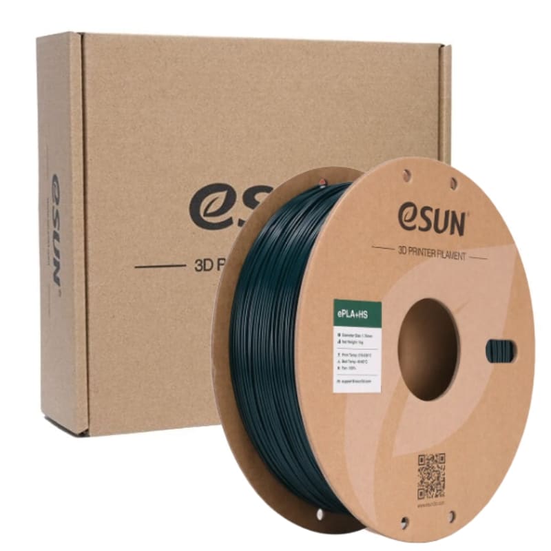 Filamento PLA+ HS Alta Velocidad Verde 1kg Esun | Filamentos