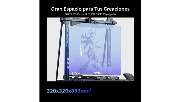 Neptune 4 Plus 500mm/s Elegoo | Tamaño Imp 320x320x385mm | Impresora 3D | 4