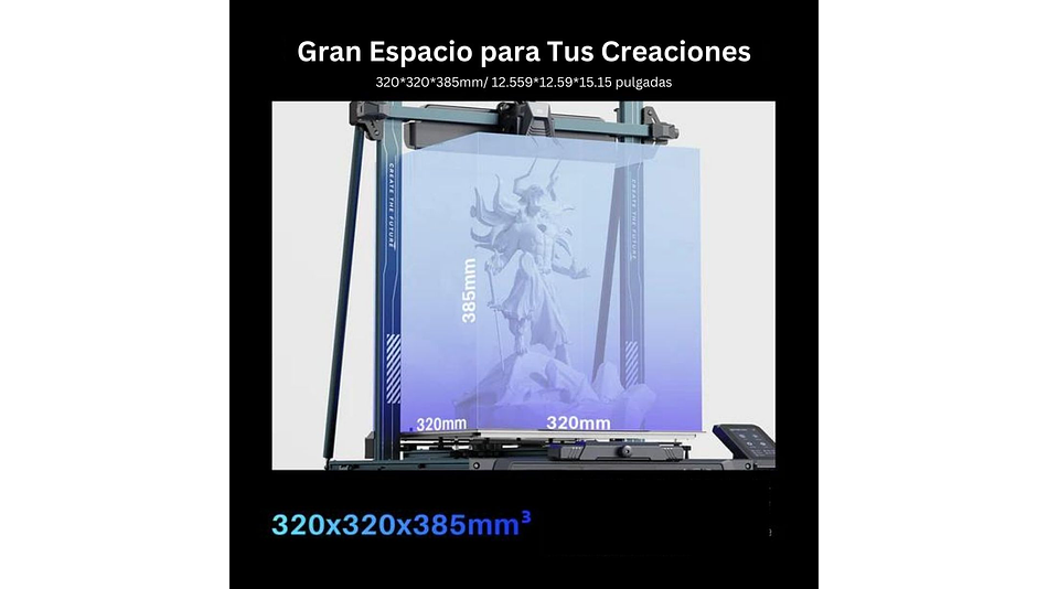 Neptune 4 Plus 500mm/s Elegoo | Tamaño Imp 320x320x385mm | Impresora 3D | 4