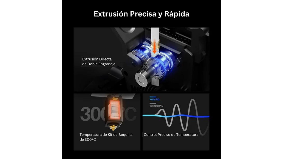 Neptune 4 Plus 500mm/s Elegoo | Tamaño Imp 320x320x385mm | Impresora 3D | 7