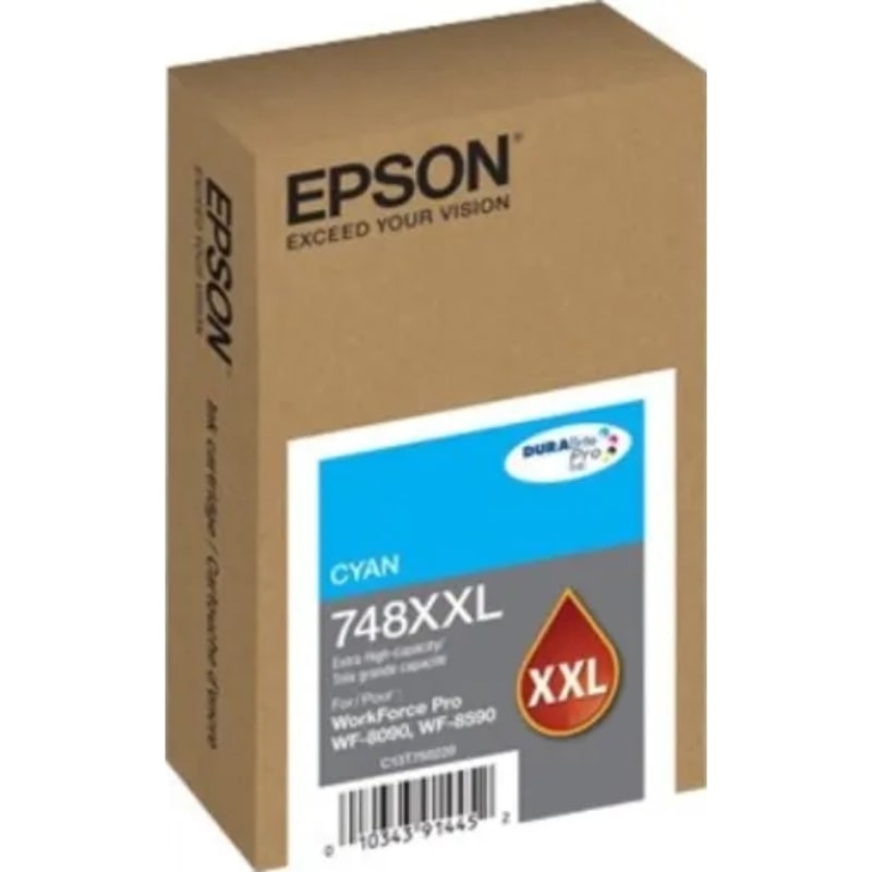 EPSON 748 XXL Pigmentada Cyan | Tinta Original