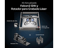 Falcon2 12W + Rotador de Grabado Laser Pro Creality | Grabado Láser y Cortadora Láser CNC