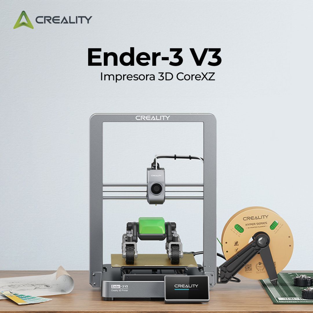 Ender-3 V3 Codigo Abierto Core XZ Creality 600mm/s | Tamaño Imp 220x220x250mm  | Impresora 3D | 