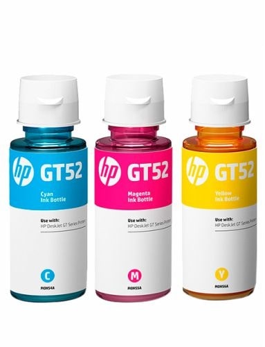 HP GT-52 Pack de 3 Colores | Tinta Original