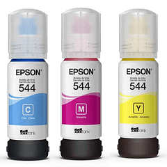 Epson 544 | Pack Colores | Cyan Magenta Yellow | Tinta Original