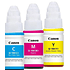 Canon GI-190 | Pack Colores | Cyan Magenta Yellow | Tinta Original