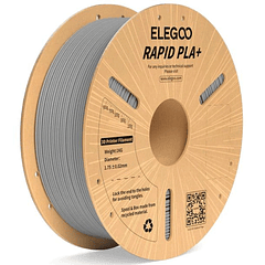 Filamento PLA+ RAPID Alta Velocidad Gris 1kg Elegoo | Filamentos