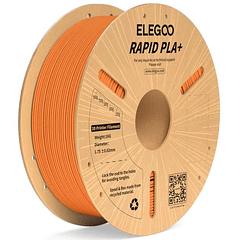 Filamento PLA+ RAPID Alta Velocidad Naranjo 1kg Elegoo | Filamentos