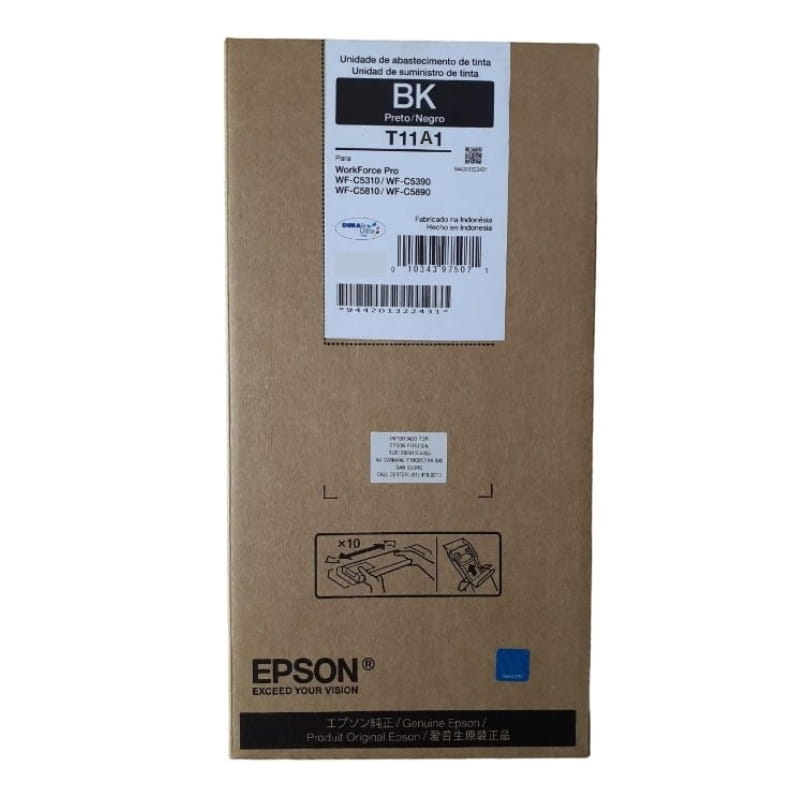 EPSON Tinta Bolsa T11A1 Negro | T11A1120-AL | Tinta Original