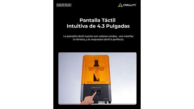 Halot Play 4K Creality | Tamaño Imp 192X120X200mm | Impresora 3D Resina 14