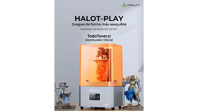 Halot Play 4K Creality | Tamaño Imp 192X120X200mm | Impresora 3D Resina 18