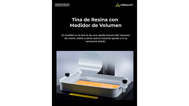Halot Play 4K Creality | Tamaño Imp 192X120X200mm | Impresora 3D Resina 27