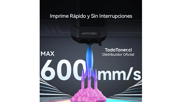 Kobra 3 Combo Multi Color  Anycubic | Tamaño Imp 250x250x260mm | Velocidad 600mm/s | Impresora 3D |  4