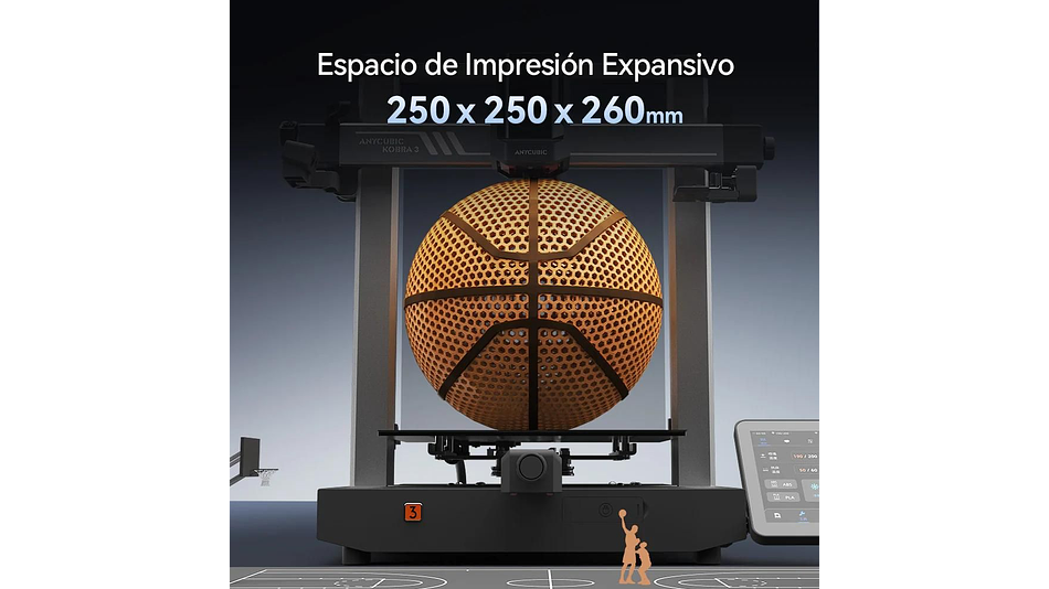 Kobra 3 Combo Multi Color  Anycubic | Tamaño Imp 250x250x260mm | Velocidad 600mm/s | Impresora 3D |  5