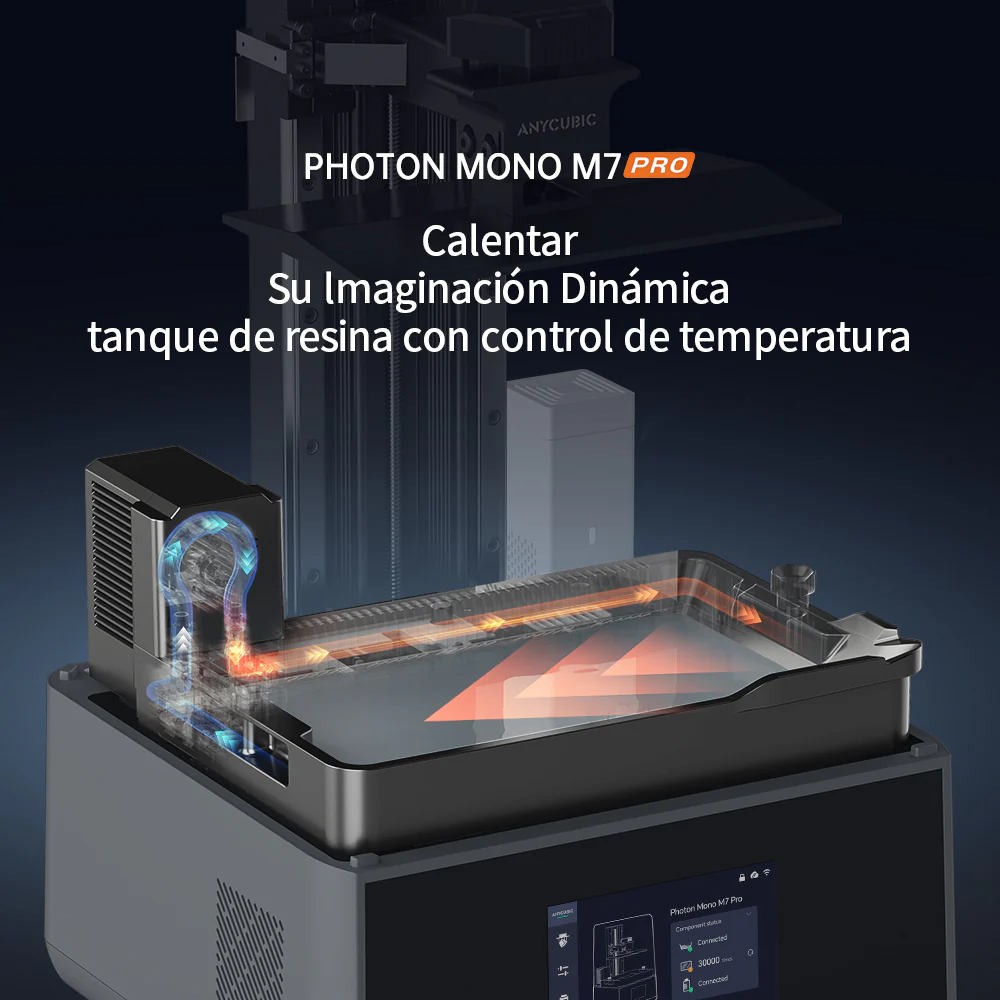 Photon Mono M7 PRO 14K  Autonivelación Anycubic | Tamaño Imp 223X126X230mm | Impresora 3D Resina