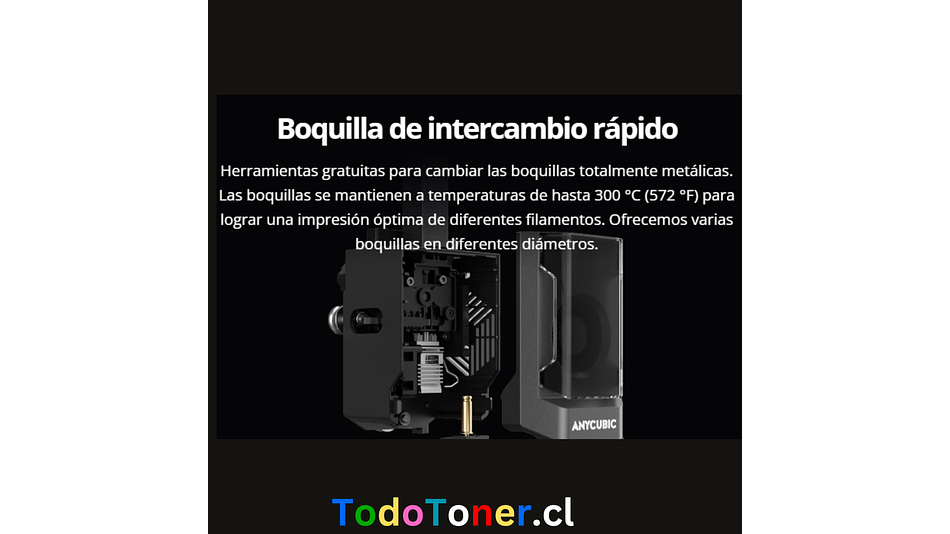 Kobra 3 Combo Multi Color  Anycubic | Tamaño Imp 250x250x260mm | Velocidad 600mm/s | Impresora 3D |  13