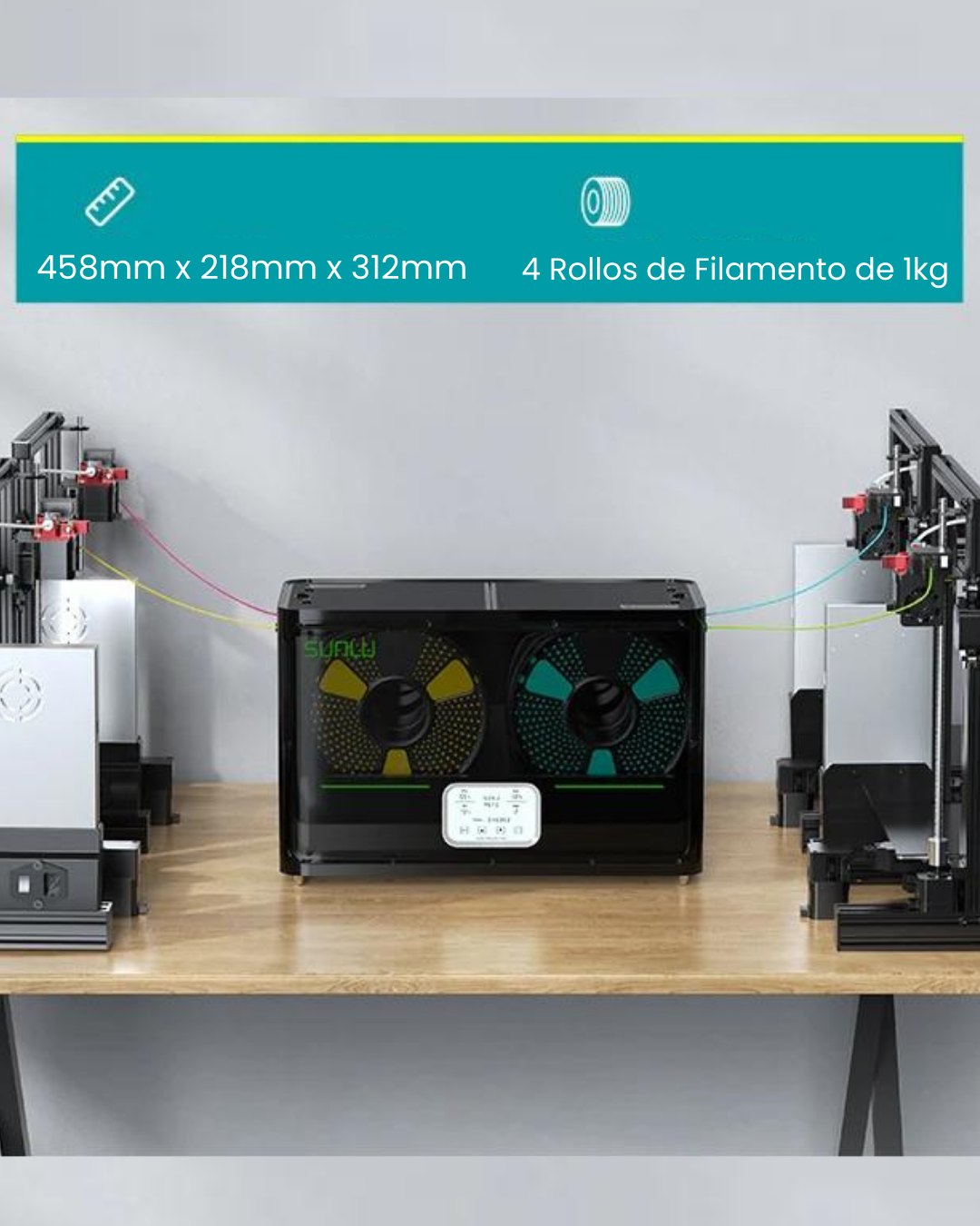 Caja Secadora de Filamento Dual S4 Marca Sunlu