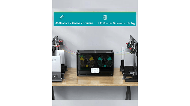 Caja Secadora de Filamento Dual S4 Marca Sunlu 5