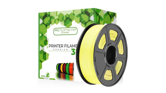 Filamento PLA+ Amarillo Limón 1kg TODOTONER.CL | Filamentos 1