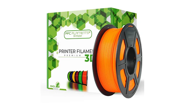 Filamento PLA+ Naranjo Sol 1kg TODOTONER.CL | Filamentos 1