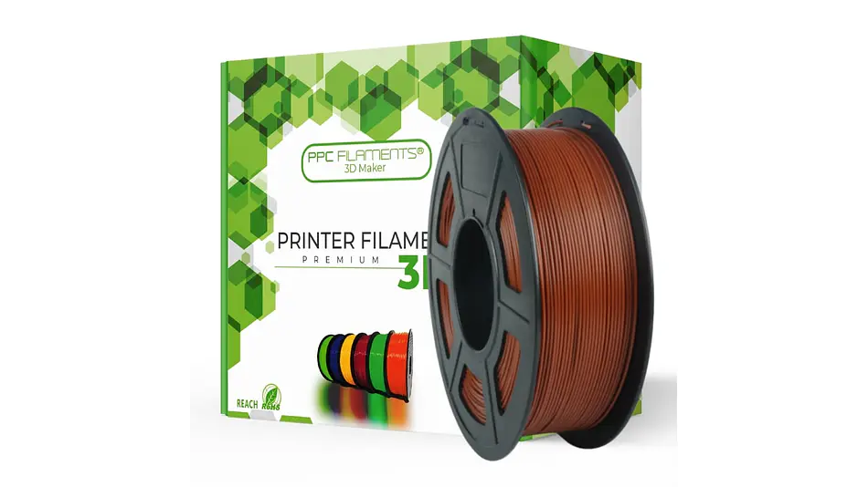 Filamento PLA+ Café Chocolate 1kg TODOTONER.CL | Filamentos 1