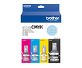 Brother Pack 4 Colores BTD100 C/M/Y/BK | Tinta Original