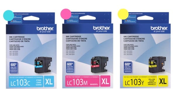 Brother LC-103 XL Pack de 3 Colores | Tinta Original