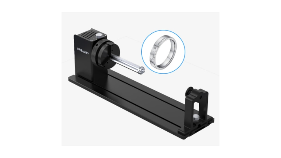Rotador de Elemento Grabado Laser Kit Pro Actualizado Creality | Accesorio 3D | Alta Precisión 2
