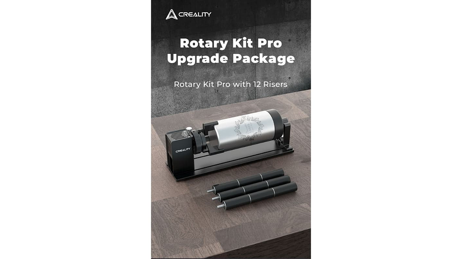 Rotador de Elemento Grabado Laser Kit Pro Actualizado Creality | Accesorio 3D | Alta Precisión 3