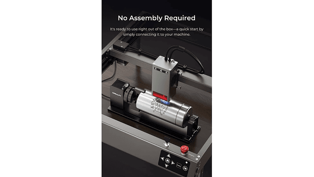 Rotador de Elemento Grabado Laser Kit Pro Actualizado Creality | Accesorio 3D | Alta Precisión 5