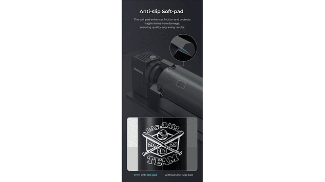 Rotador de Elemento Grabado Laser Kit Pro Actualizado Creality | Accesorio 3D | Alta Precisión 9