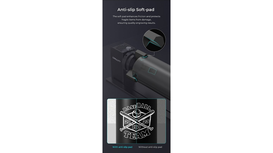 Rotador de Elemento Grabado Laser Kit Pro Actualizado Creality | Accesorio 3D | Alta Precisión 9