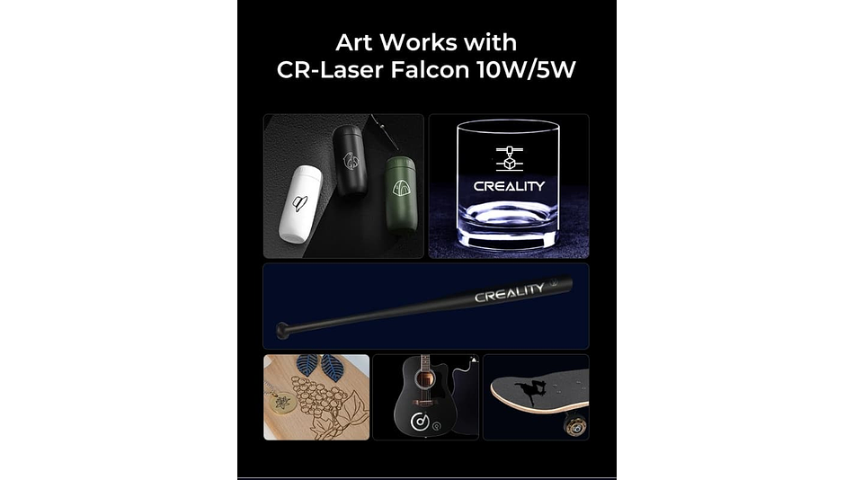 Rotador de Elemento Grabado Laser Kit Pro Actualizado Creality | Accesorio 3D | Alta Precisión 16