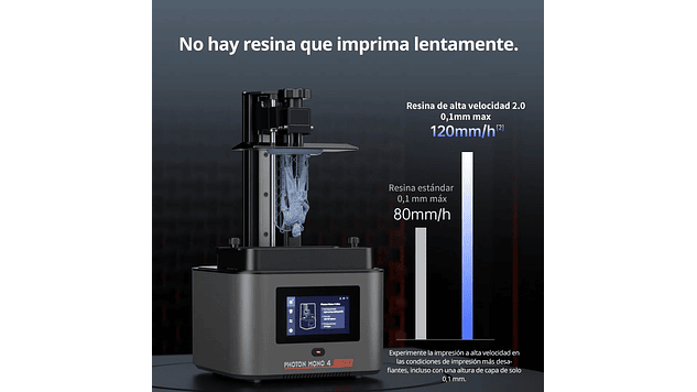 Photon Mono 4 Ultra 10K 120mm/h Anycubic | Tamaño Imp 153.4X87X165mm | Impresora 3D Resina 3
