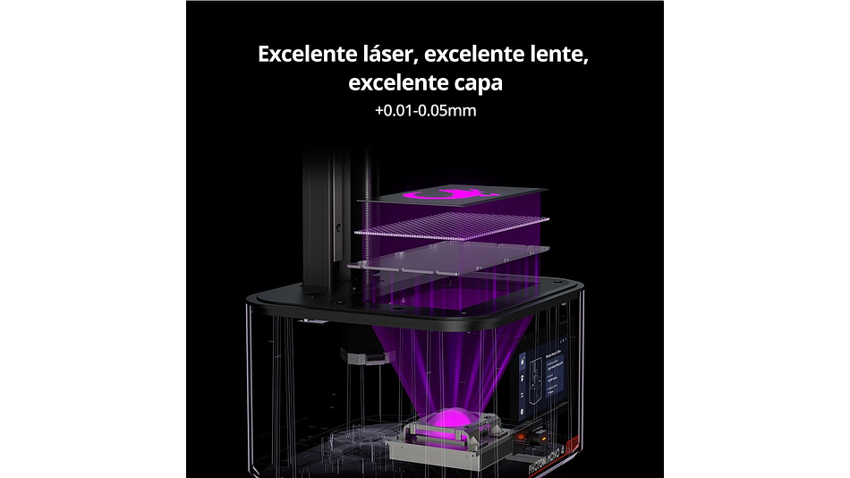 Photon Mono 4 Ultra 10K 120mm/h Anycubic | Tamaño Imp 153.4X87X165mm | Impresora 3D Resina 4