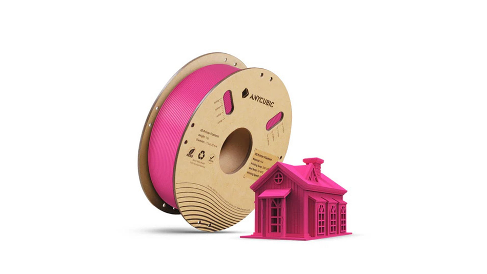 Filamento PLA Magenta 1kg Anycubic | Filamentos 1