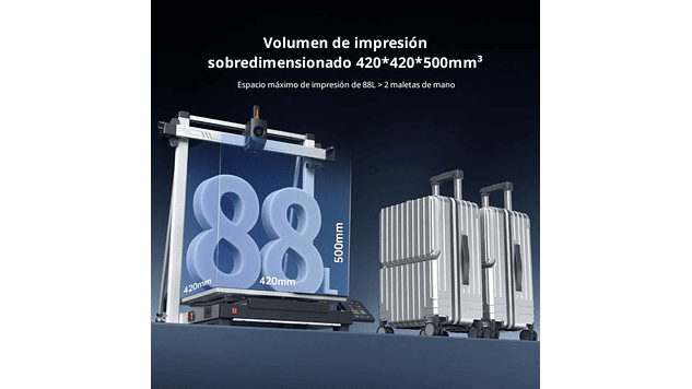 Kobra 3 Max Anycubic | Tamaño Imp 420x420x500mm | Velocidad 600mm/s | Impresora 3D |  2
