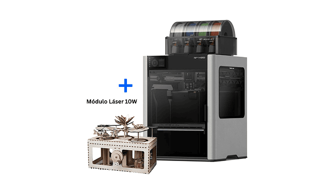 H2D Combo 2 con AMS Multicolor y Gabrador Laser 10W | Impresora 3D | Grabador Laser |  1