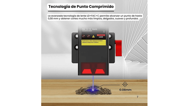 Módulo Laser TC20 20W  Twotrees | Grabado Láser y Cortador Láser CNC 6
