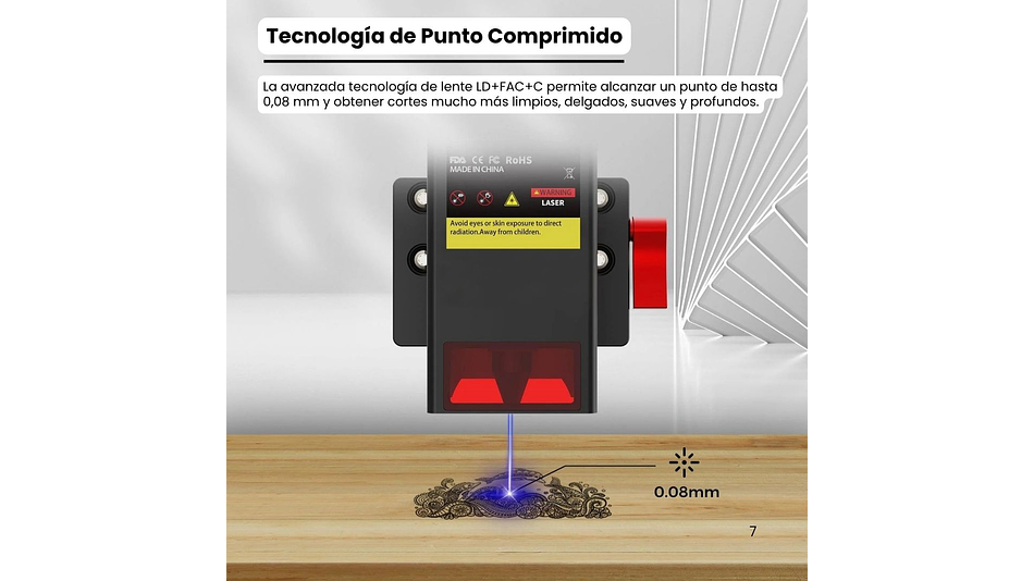 Módulo Laser TC20 20W  Twotrees | Grabado Láser y Cortador Láser CNC 6