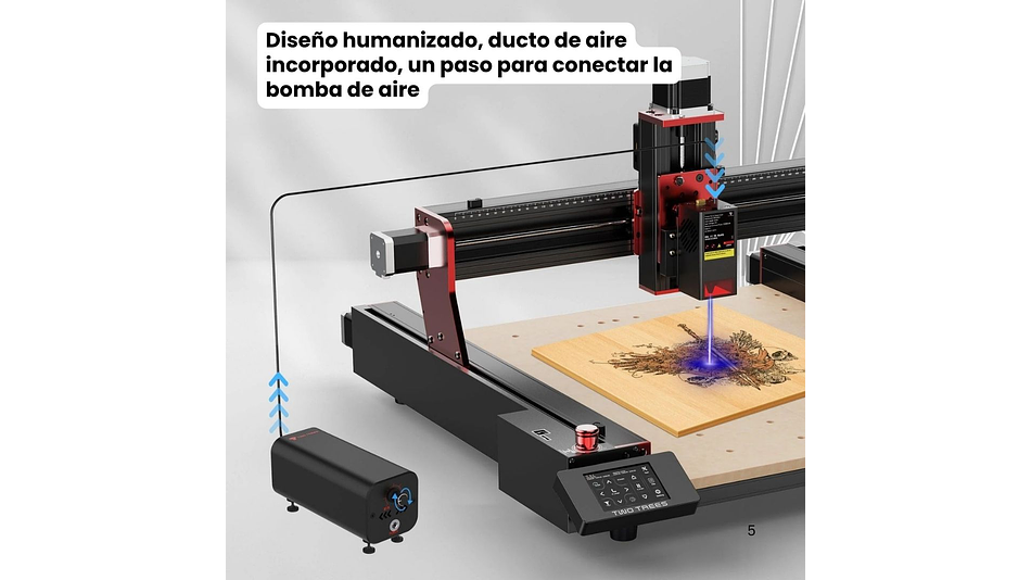 Módulo Laser TC20 20W  Twotrees | Grabado Láser y Cortador Láser CNC 4