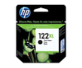 HP 122XL Black Alto Rendimiento | Tinta Original