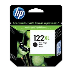 HP 122XL Black Alto Rendimiento | Tinta Original