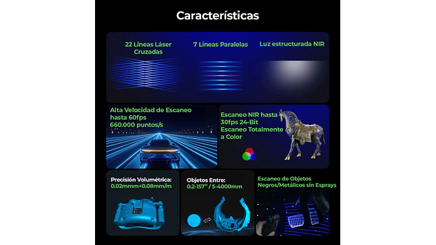 CR-Scan Raptor Pro Creality | Escaner 3D 7