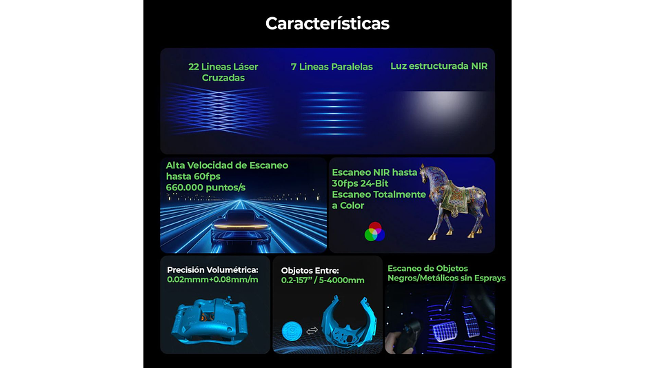 CR-Scan Raptor Pro Creality | Escaner 3D 7