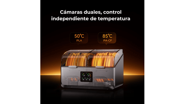 Dry Box o Secadora de Filamentos | SpacePi X4 | Marca Creality 2